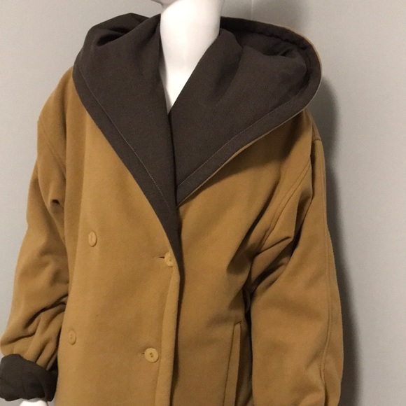 Oversized hooded coat - Picture 5 of 7